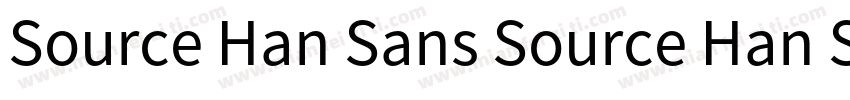 Source Han Sans Source Han Sans字体转换